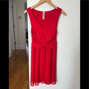 Anthropologie Red Dress